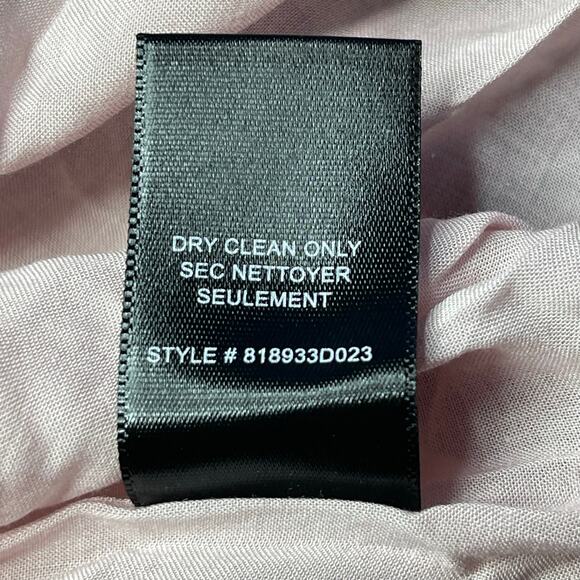 Rebecca Taylor Giverney Fleur Print Silk Blend Dress M Ruffled Cocktail Romantic - Picture 14 of 14